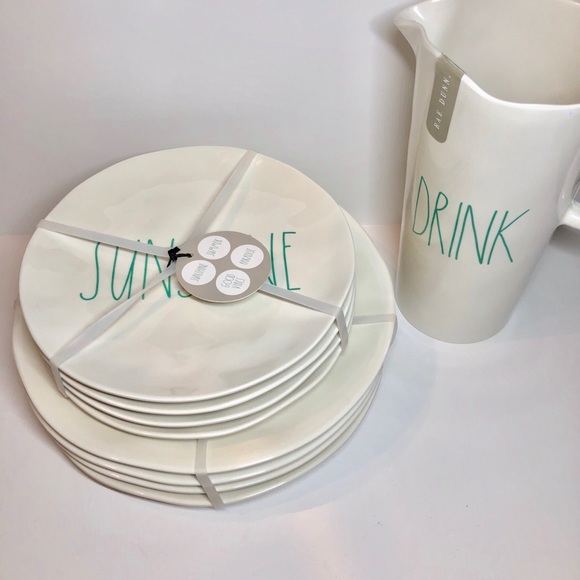 Rae Dunn Melamine Summer Dish Set - Picture 2 of 4